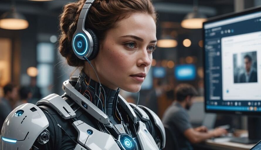 AI assistant revolutionizing communication through advanced messaging technology.